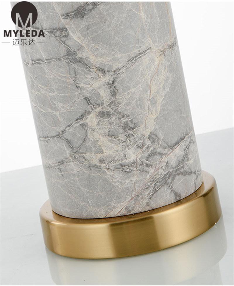 New Design Marble and Steel Modern Table Art Lamp