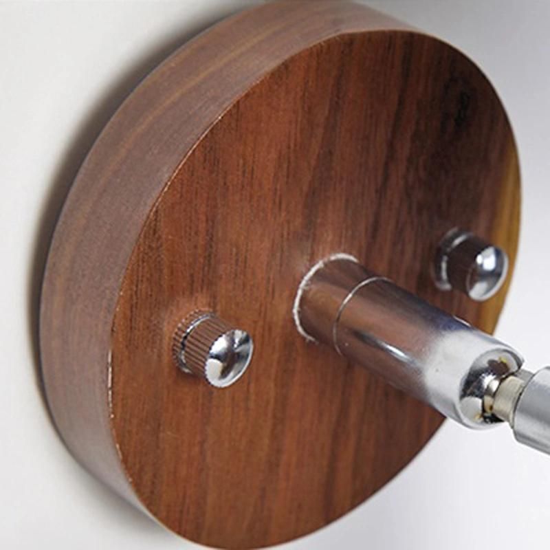 Wood Double Head Wall Lamp Creative Personality Bedroom Bedside Light Stair Lighting