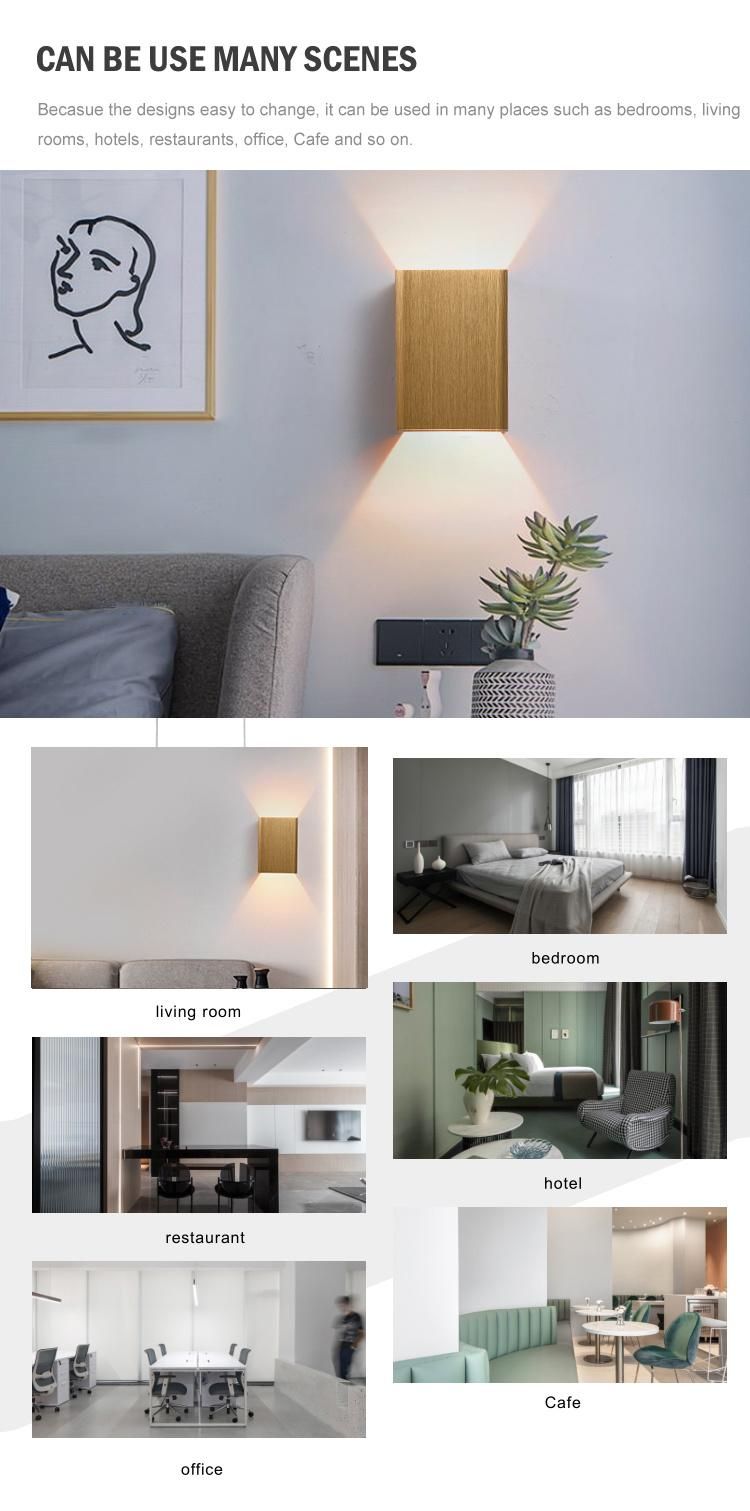Industrial Modern Designer Fitting Bedside LED Light Hotel Bedroom Dining Room Living Room Decorative 3W LED Wall Sconce