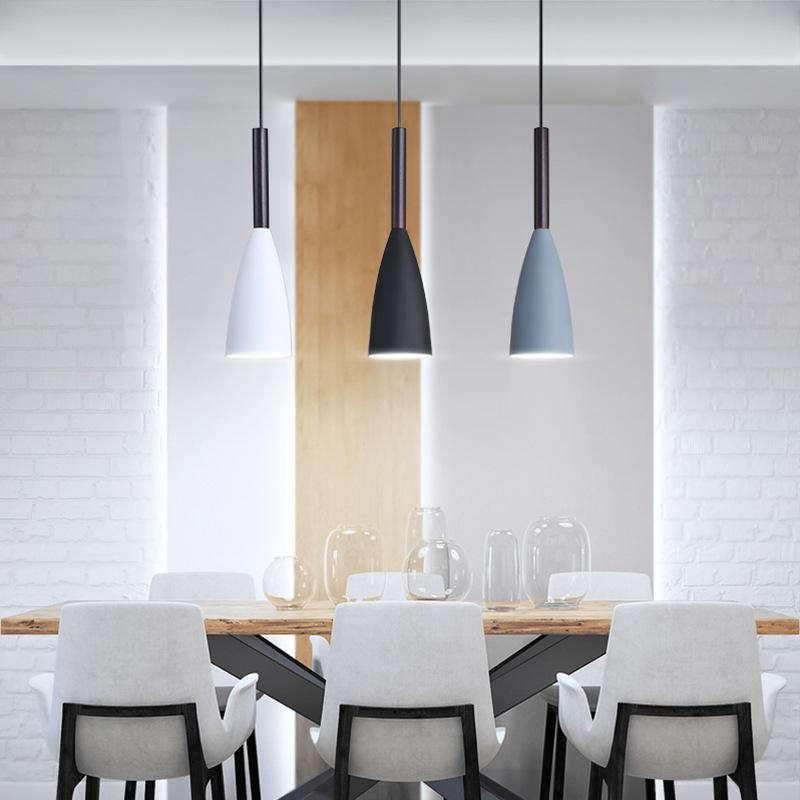 Modern 3 Pendant Lighting Nordic Minimalist Pendant Lights Over Dining Table Kitchen Island Hanging Lamps Dining Room Lights