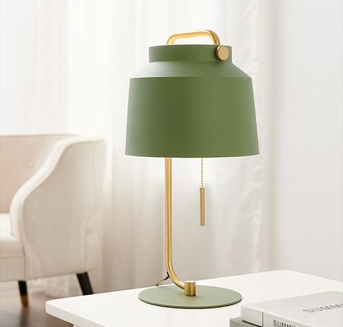 Bedside Table Lamp Reading Light with Pen Box for Kids Bedroom Decoration