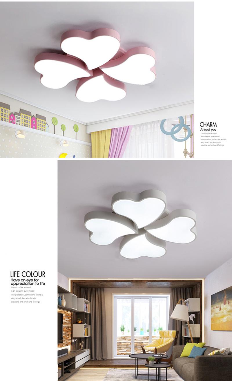 Simple Living Room Bedroom Children′s Room LED Dimmable Ceiling Lamp