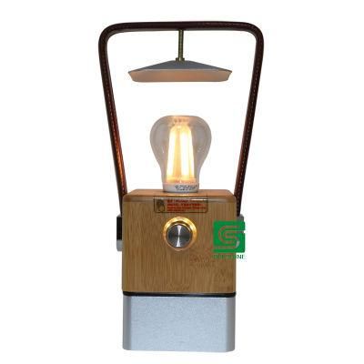 Bamboo Table Lamp Light Retro Industrial Table Lamp Vintage Night Light Table Lamp
