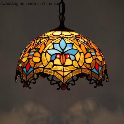 Indoor Tiffany Chandelier Pendant Ceiling Light Hanging Lights for Living Room