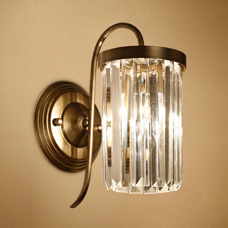 Living Room Wall Lamp Bedroom Bedside Mirror Headlight Stair Corridor Crystal Bedside Light