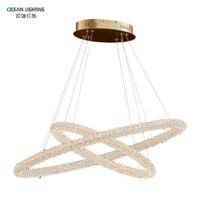 Ocean Lighting Wholesal Manufacturers LED Crystal Modern Pendant Light