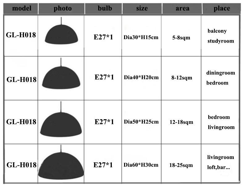 Modern Gold Pendant Lights Metal Living Room LED Leonhard Classic Inner-Ridged Dome Pendant Light (WH-AP-327)