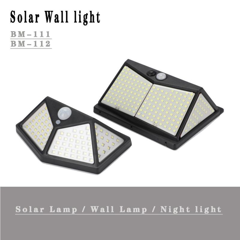 208 LED Outdoor Solar Motion Sensor Lights Wide Angle