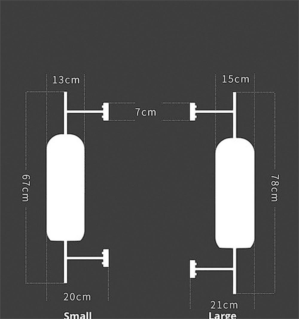 Industrial Wind Grid Living Room Wall Lamp American Simple Creative Bedroom Lamps Restaurant Study Loft Retro Glass Wall Lights