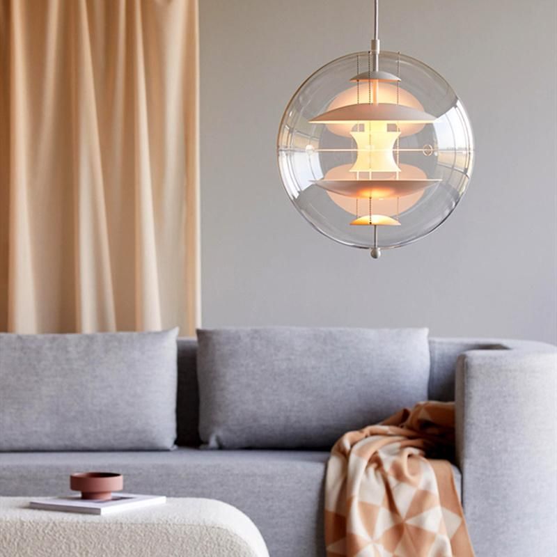Nordic LED Pdenmark Verpan Vp Globe Pendant Light Designer Acrylic Planet Hanging Lamp (WH-GP-33)
