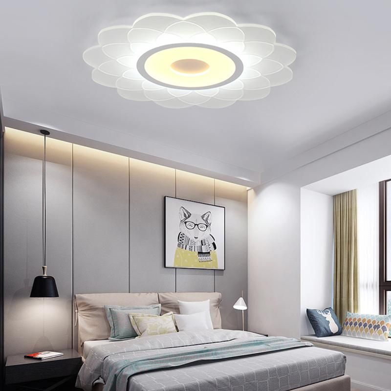 Louts Shape Acry Ceiling Light Thin Warm Livingroom Light Bedroom LED Lamp
