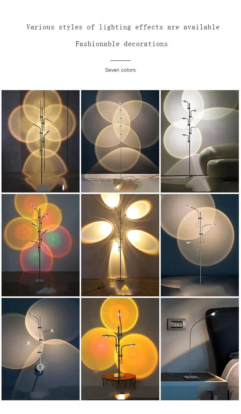 High Quality Hot Italian Sunset Projection LED Lamp Standing Sunset Floor Lamp