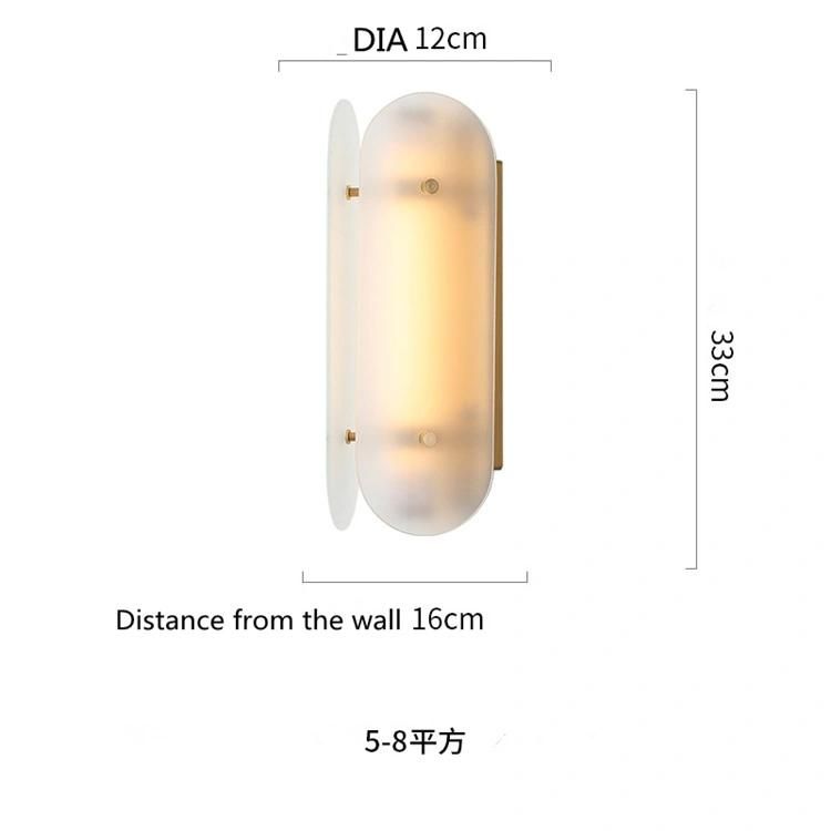 Nordic Minimalist Bedroom Bedside Wall Lamp Modern Restaurant Wall Lamp (WH-OR-146)