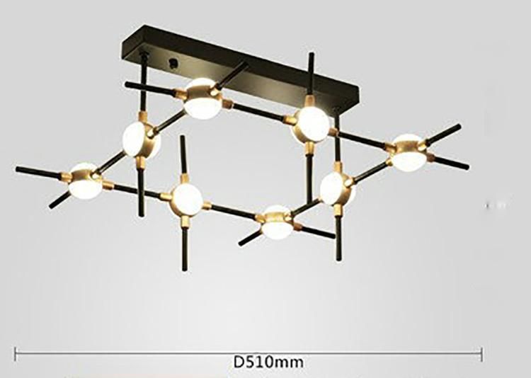 Industrial Style Chandelier in Living Room and Shopping Mall Pendant Lamp Dining Room