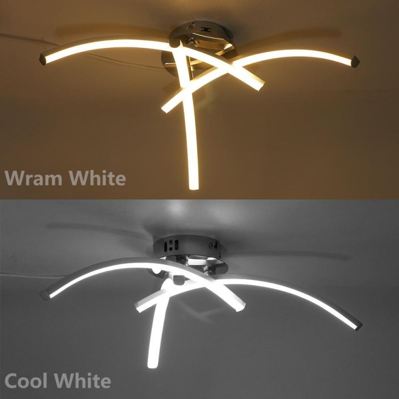 LED Ceiling Lights for Living Room 12W 18W 24W Warm Cold White Modern Design Lighting Lamp Bedroom Decoration Furnitur Dining