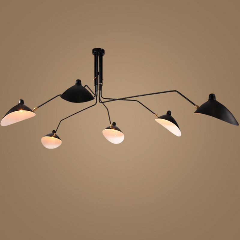 Vintage Loft Dawn Spider Serge Mouille Ceiling Pendant Lamp (WH-VP-54)