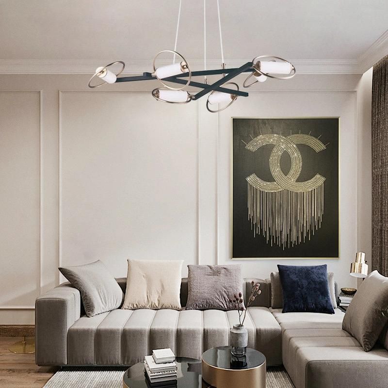 Modern Pendant Ceiling Lamps LED Crystal Chandelier Lights Light Fixture for Living Room