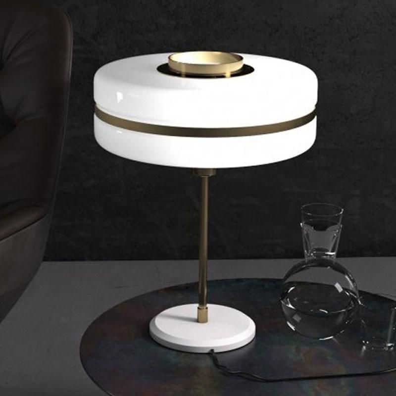 Modern Glass Desk Light Creative Bedroom Bedside Lighting Study Living Room LED Table Lamp