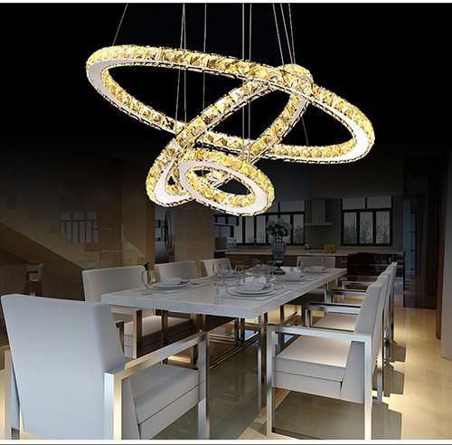 European Pendant Lamp Hanging Lights Crystal Lighting for Living Room Home Decoration