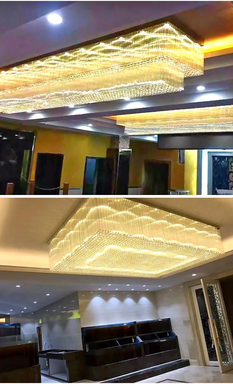 Luxury Lamp Department Store Banquet Custom Project LED Ceiling Chandelier Light