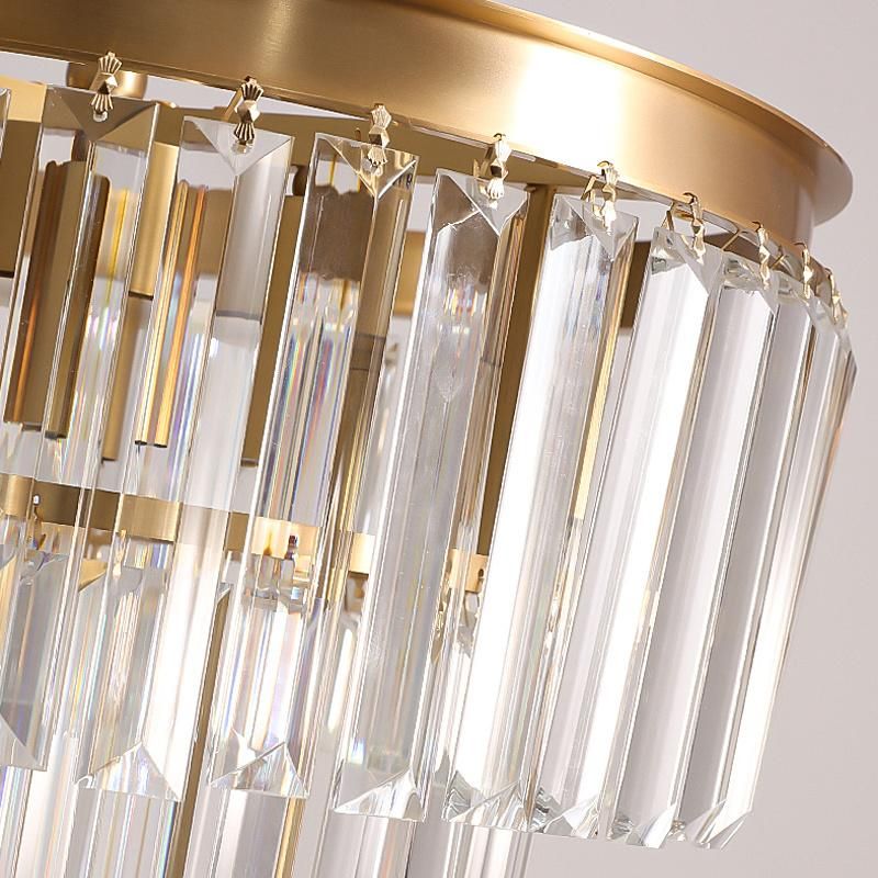 Crystal Table Lamp Floor Lamp Light Luxury Modern Creative Lighting Living Room Bedroom Gold Floor Lamp (WH-MFL-80)