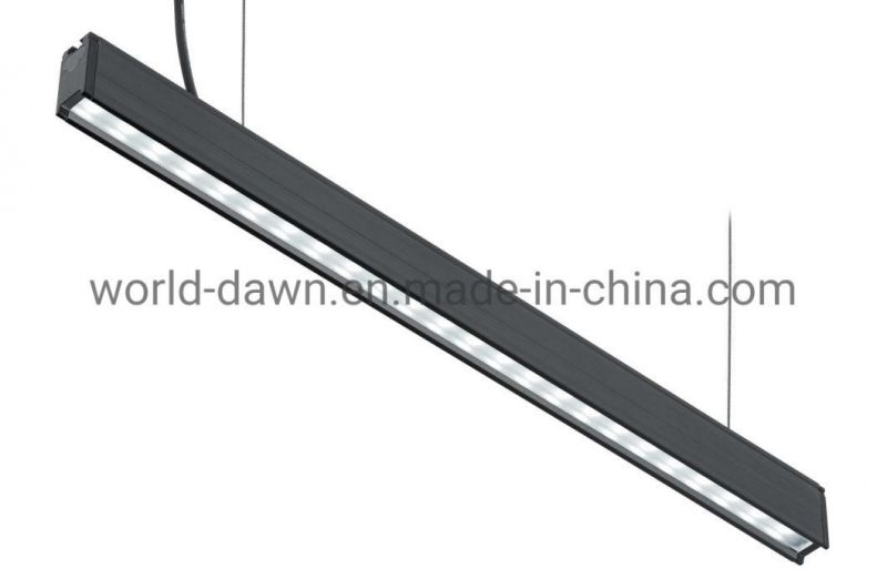 LED Suspend Linear Office Chandelier Lamp Spot Tube Pendant Lights 1200/1500mm 30 Beam LED Chandelier Ceiling Light