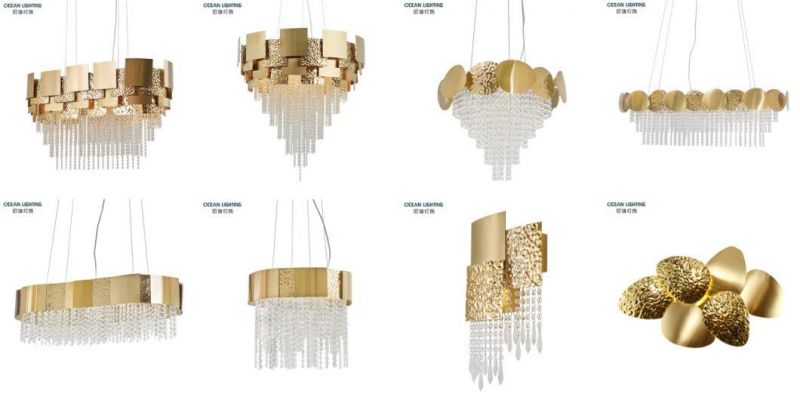 2022 New Hot modern Crystal Chandelier Luxury Wholesale Design Light Fixture