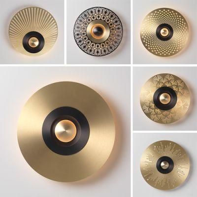 Modern LED Wall Lamp Hallway Living Room Bedroom Bedside Loft Home Decor Gold Applique Light Fixtures