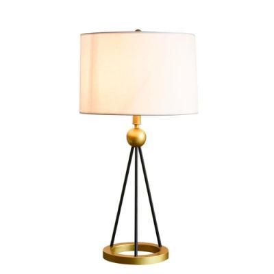 American Simple Living Room LED Desk Lamps Simple Warm Bedroom Bedside Lamp Creative Light Luxury Post-Modern Study Table Lights