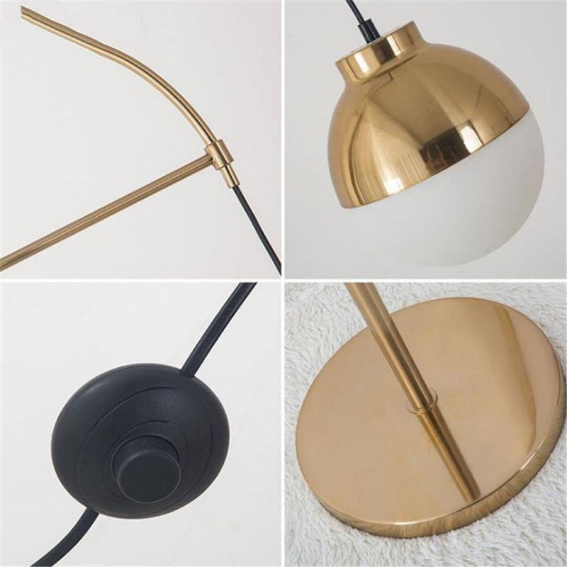 Adjustable Gold Home Decor Floor Stand Lights for Living Room Marie Adjustable Floor Lamp (WH-MFL-168)