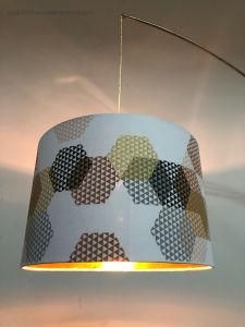 Modern Pendant Lamp with Fabric Print Lamp Shade