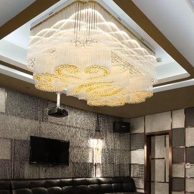 Factory Direct Sale Villa Hotel Commercial Gold Large Luxury Custom Engineering LED Ceiling Chandelier