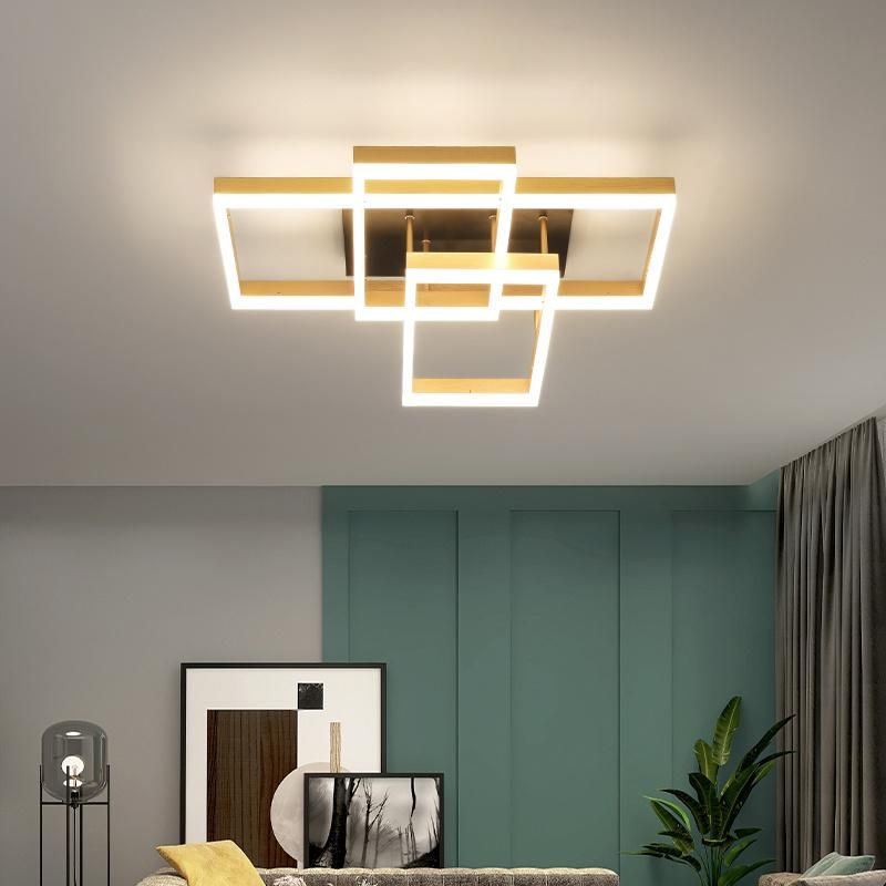 Modern Design Golden Color Living Room LED Ceiling Lamp Bedroom Light