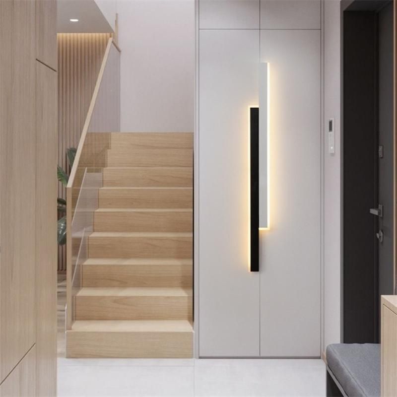 Modern LED Wall Lamps for Living Room Bedroom Bedside Stairs Surface Mounted Sofa Background Lights Home Long Corridor Sconce