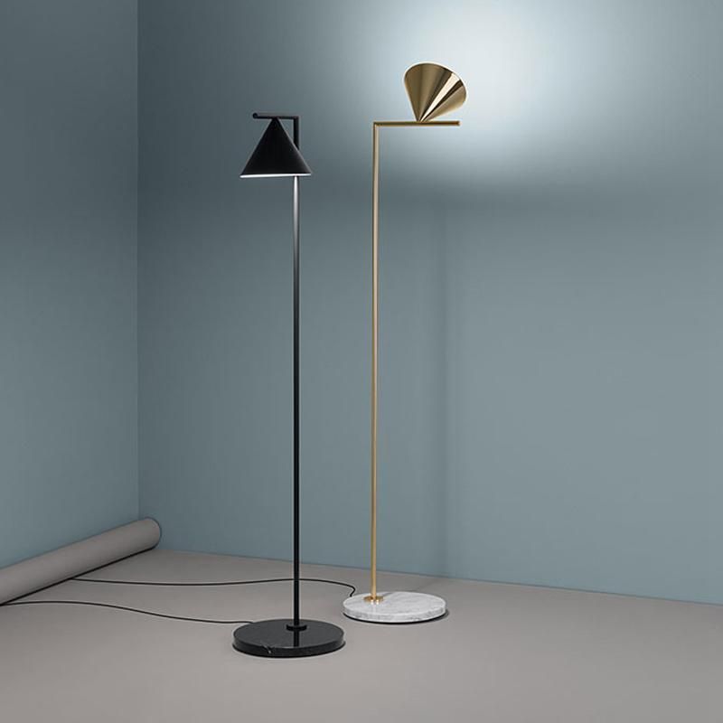 Minimalist Art Floor Lamp Adjustable Lamp Head Nordic Modern Eye-Protective E27 Metal Standing Foot Lamp (WH-MFL-13)