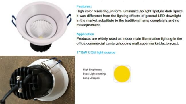 LED Embedded 8W COB Downlight (Wd-Dl-9073)