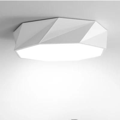 White Iron Ceiling Light Warm Bedroom Lamp Livingroom Light Diningroom Lamp