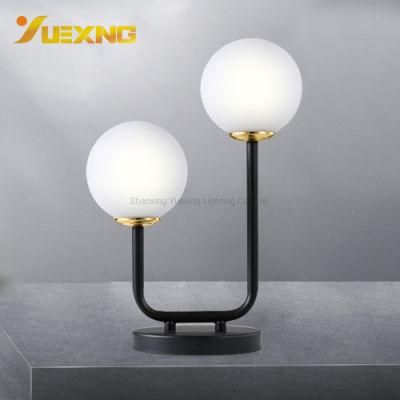 Modern Small Black Crystal Ball G9 Max40W Warm White Table Lamp for Beside Lamp Living Room Table Light Hotel Bar Desk Light