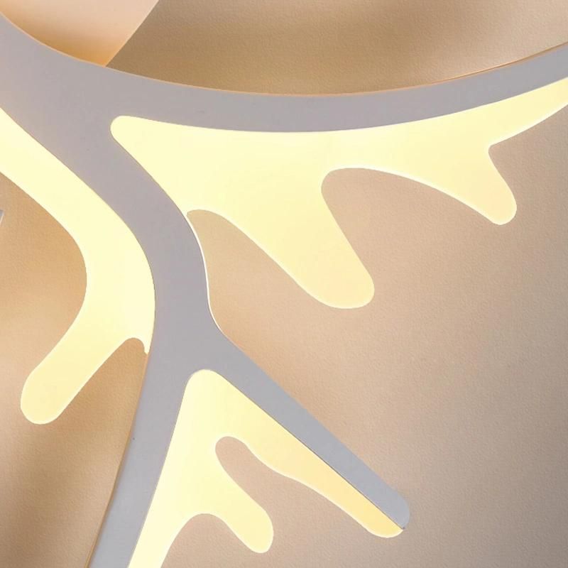 Creative Art Personality Ceiling Light White Warm Living Room Lamp LED