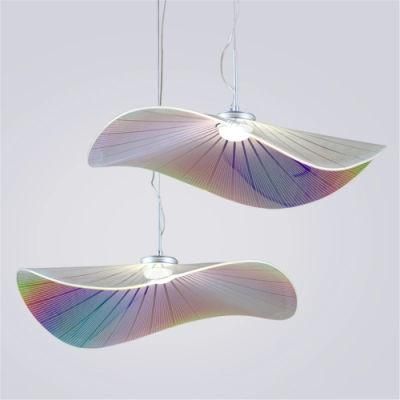 Simple Modern Transparent Colorful Acrylic Pendant Light Nordic Restaurant Kitchen Hanging Lamps Living Room Home Decor Hanglamp