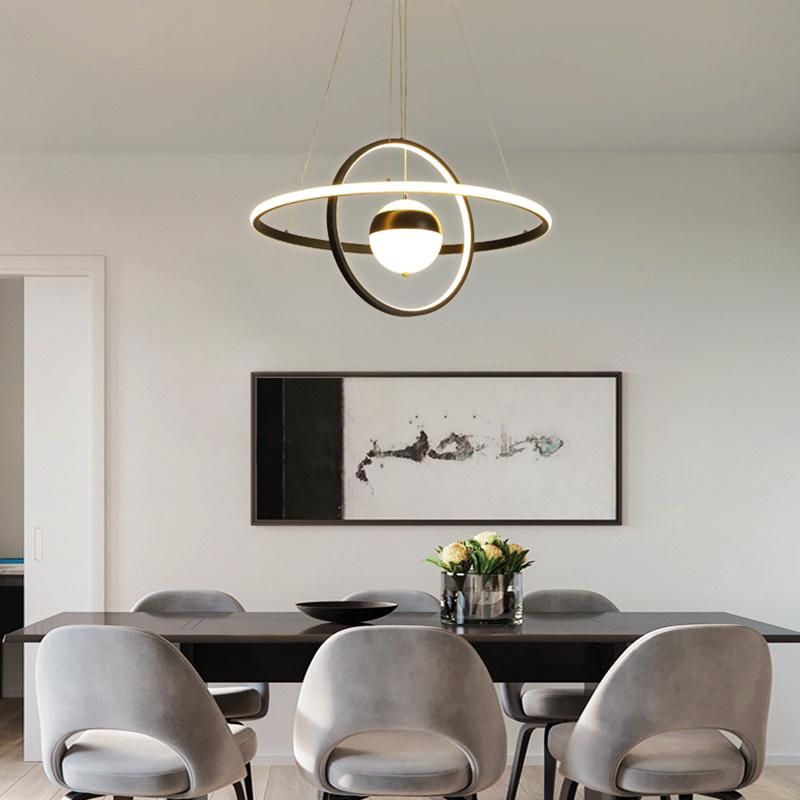 Modern Dining Room Chandelier LED Bedroom Light Room Creative Pendant Lamp