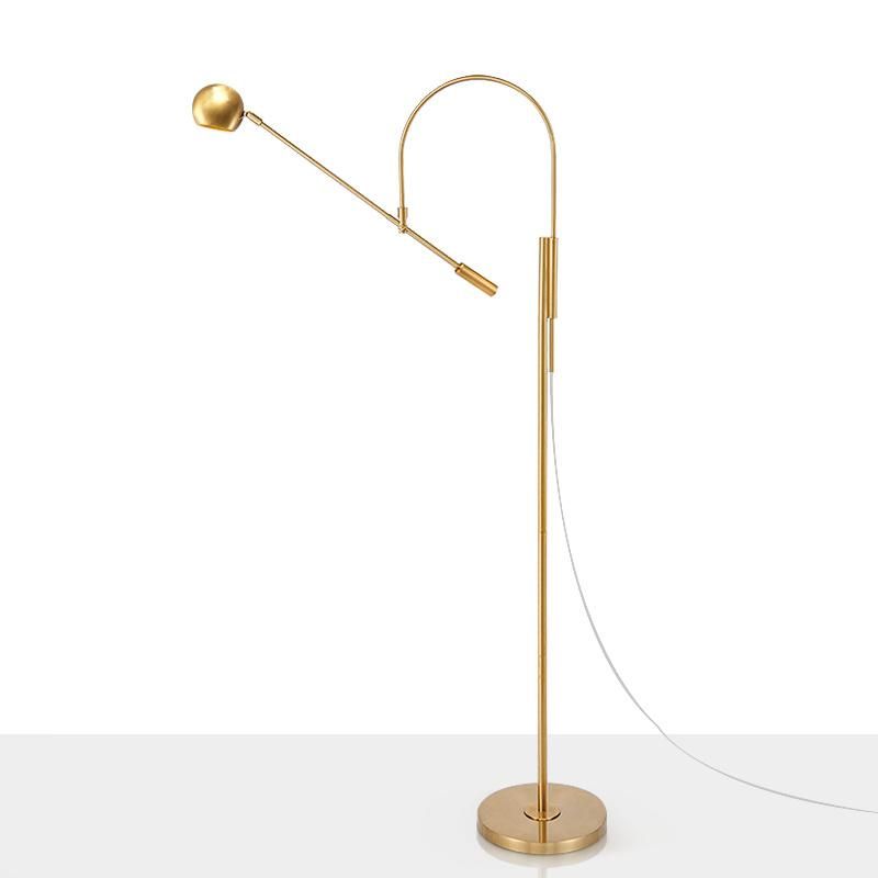 LED Living Room Standing Luminaires Iron Lights Bedside Illumination Home Deco Modern Floor Lamp (WH-MFL-45)