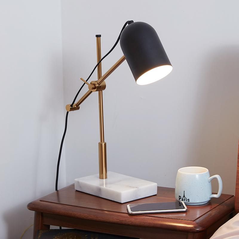 Modern Style Marble Luxury Office Study Desk Read Hotel Restaurant Bar Table Lamp