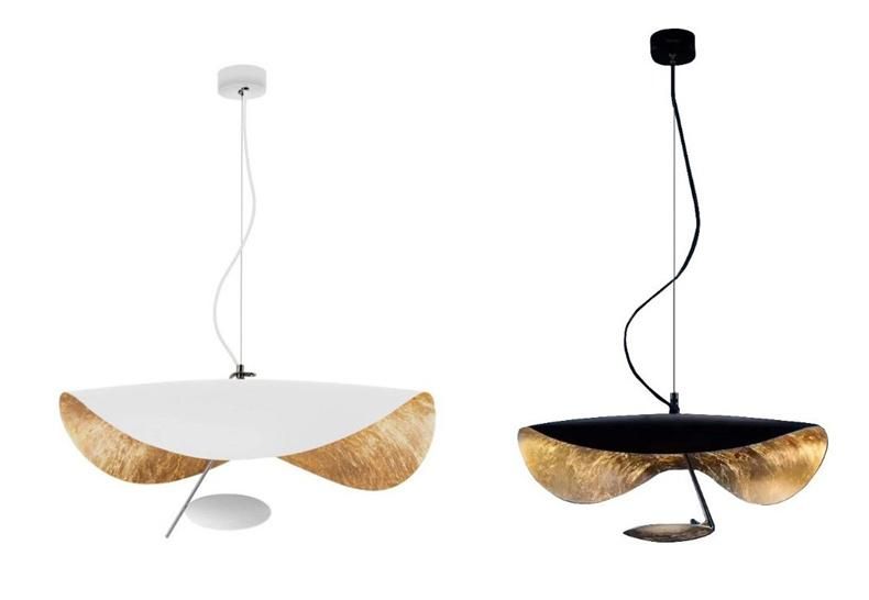 Postmodern Industrial Pendant Lamp Curved Surface LED Flying Light Decor Living Room Kitchen Pendant Light (WH-AP-239)