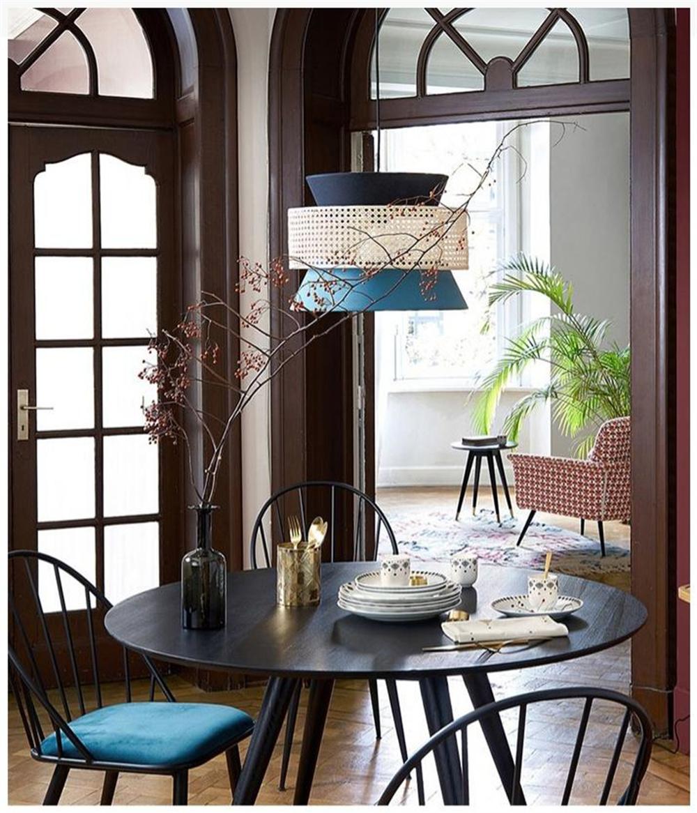 Rattan Pendant Lights Simple Modern Suspension Luminaire Dining/Living Room Kitchen Bedroom Tea House Study Loft