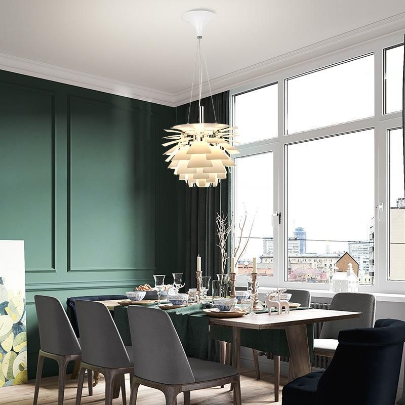 Replica White Pendant Lights for Kitchen Bdroom Artichoke Lamp (WH-AP-51)