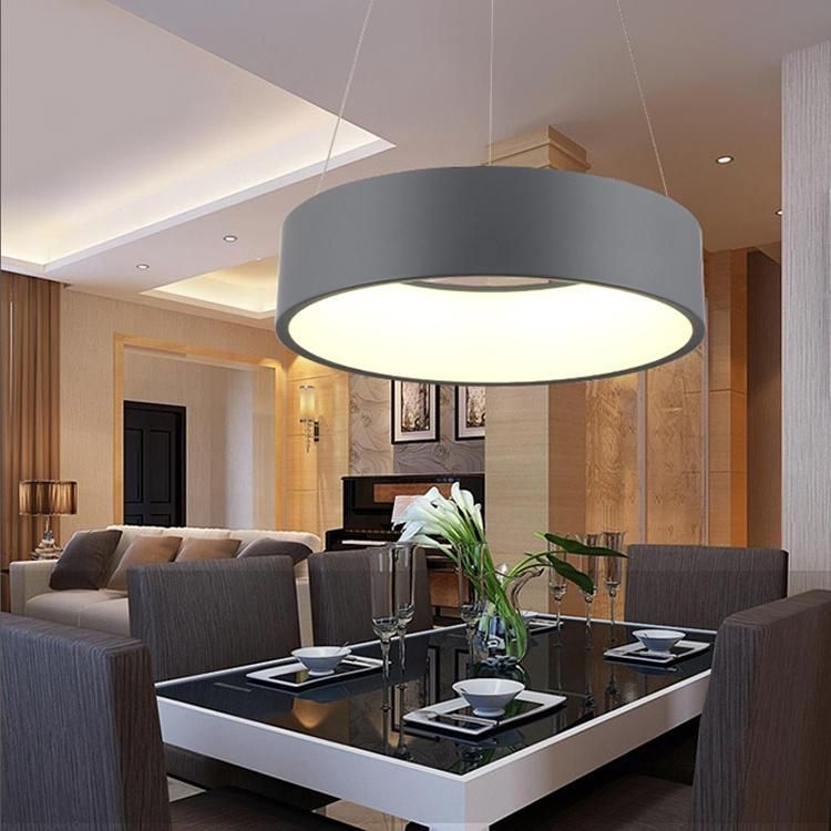 Round White Kitchen Pendant Anging Lights for Indoor Home Lamp Fixtures (WH-AP-05)