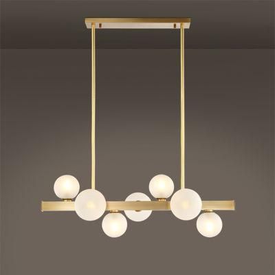 Long Living Room Lamp Full Copper Dining Room Pendant Lamp