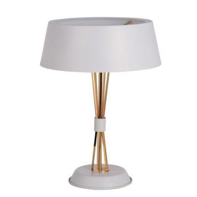 Metal Table Lamp Gold with Black, E14, on/ off Switch