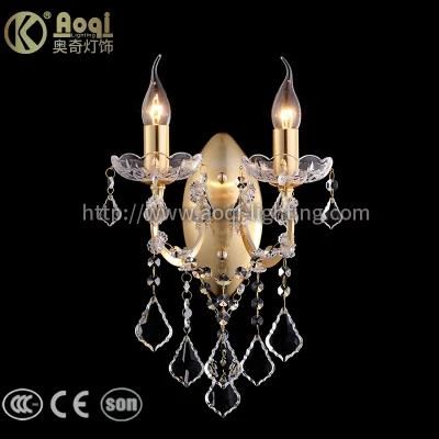 Golden Iron Crystal Wall Lights